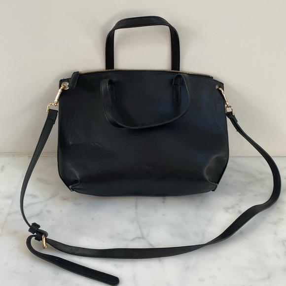 Vegan leather black bag - Picture 1 of 4